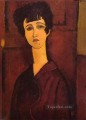 ヴィクトリアの少女の肖像 1917年 アメデオ・モディリアーニ